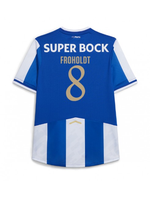 Porto Victor Froholdt #8 Heimtrikot 2025-26 Kurzarm Porto Victor Froholdt #8 Heimtrikot 2025-26 Kurzarm